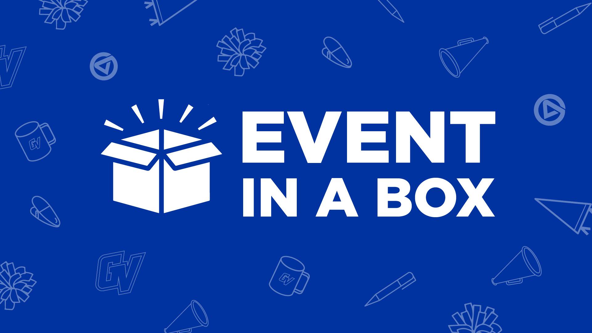 Event in a Box graphic with party decals